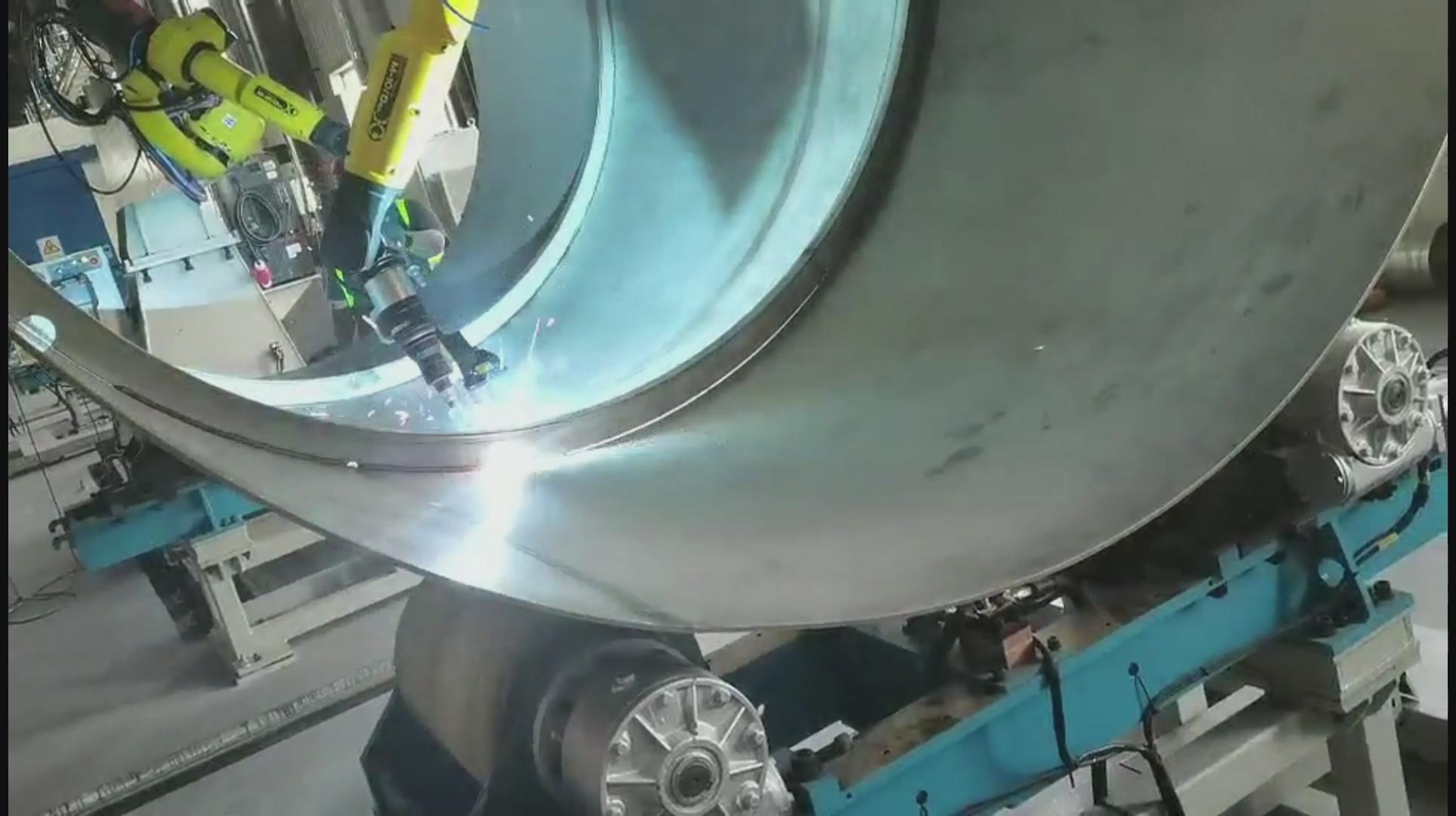 创想智控激光焊缝跟踪系统在LNG液化天然气储罐焊接自动化升级改造的应用