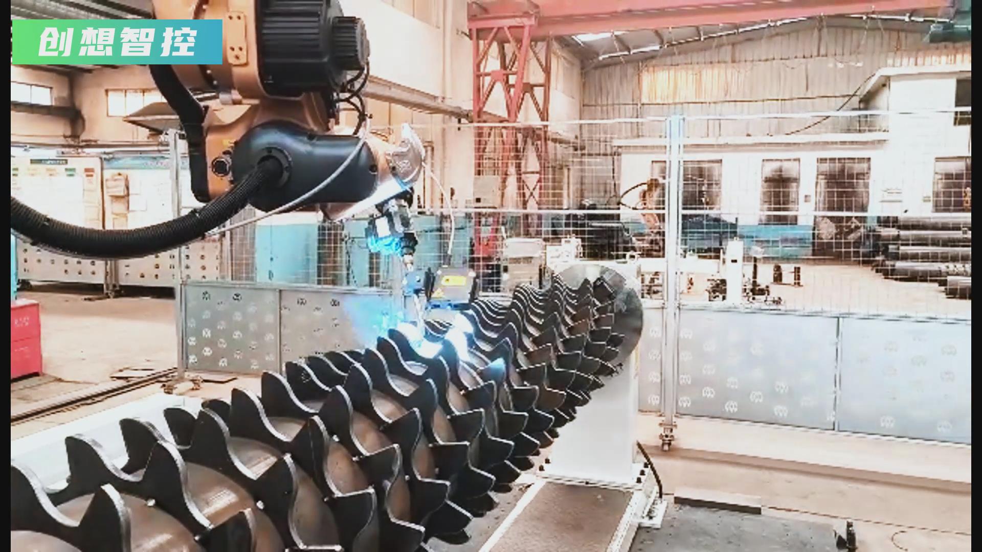 创想智控激光焊缝跟踪器携手广数机器人，赋能农机齿轮焊接智能化升级